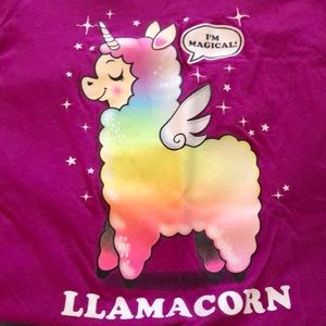 Children place llamacorn long sleeve shirt